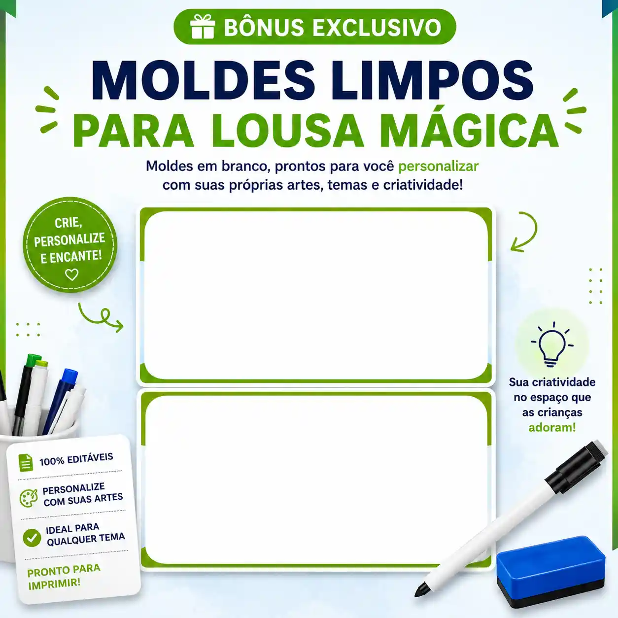 Moldes Limpos para Personalizar